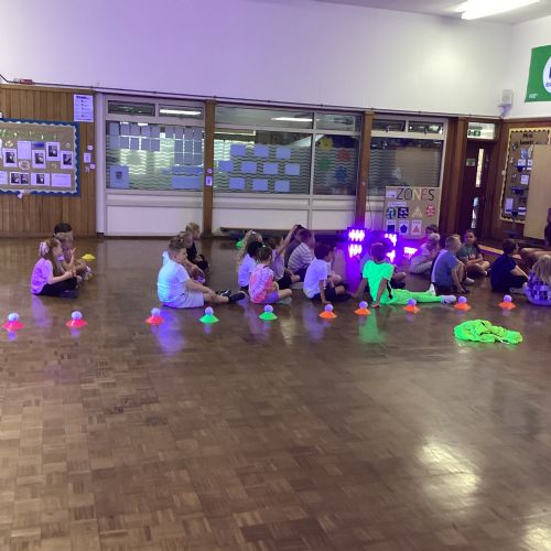 Glow in the dark dodgeball 23.07.25