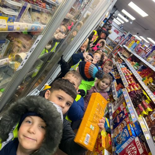 Walk to the shops